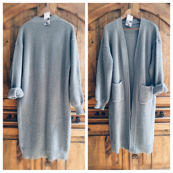 Cardigan Chunky Knit Sweater - Picture 6 of 8